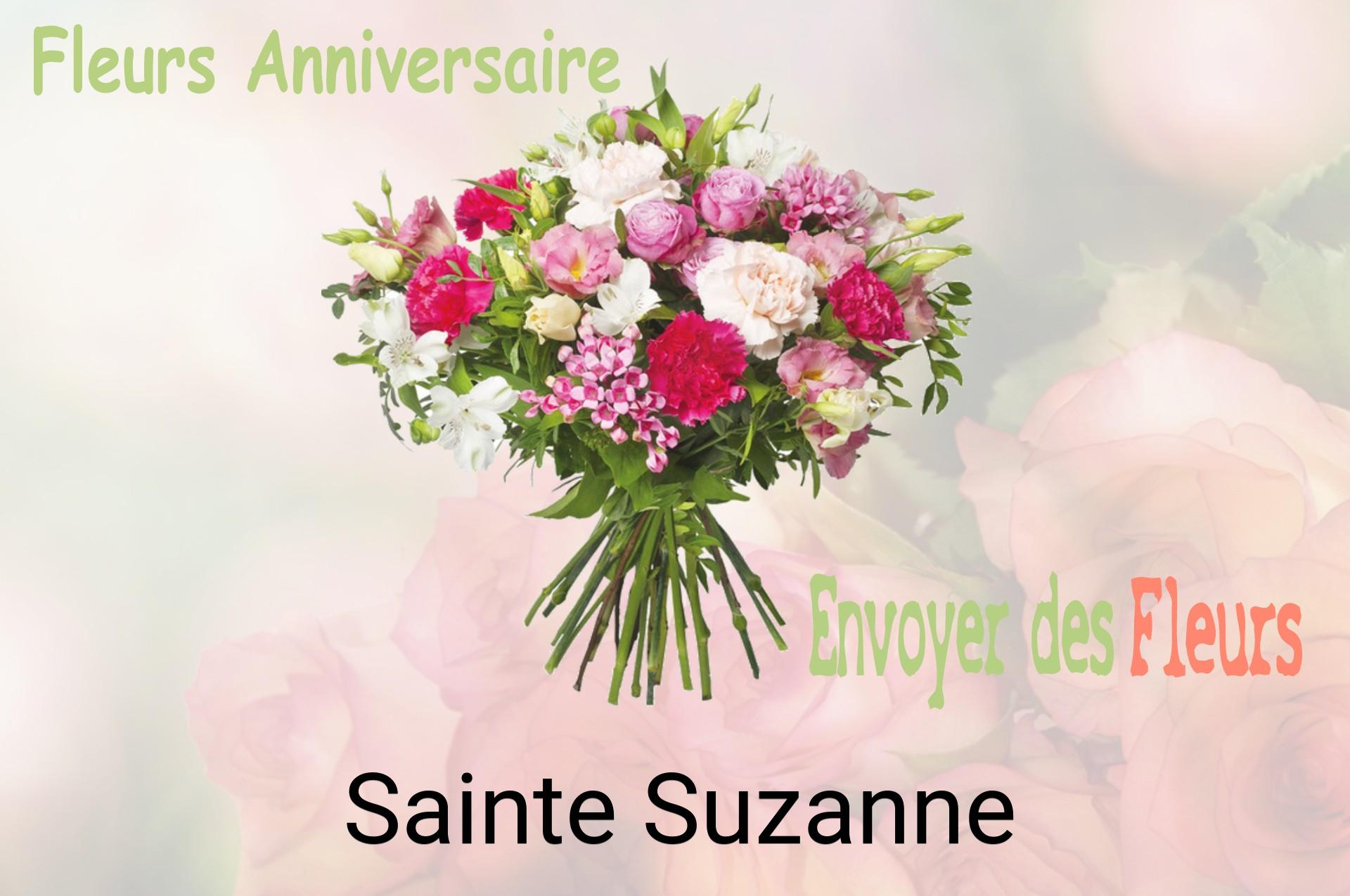 Bouquet de fleurs d’anniversaire livré à Sainte-Suzanne